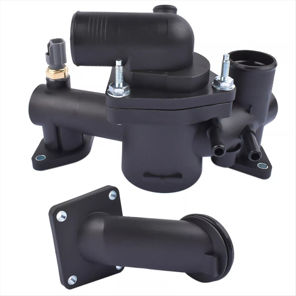 Aj89485 Aj87947 Thermostat Housing Assembly + Water Outlet For S-Type Xj8 Xjr 4.2L 2003-2005 4854195196569
