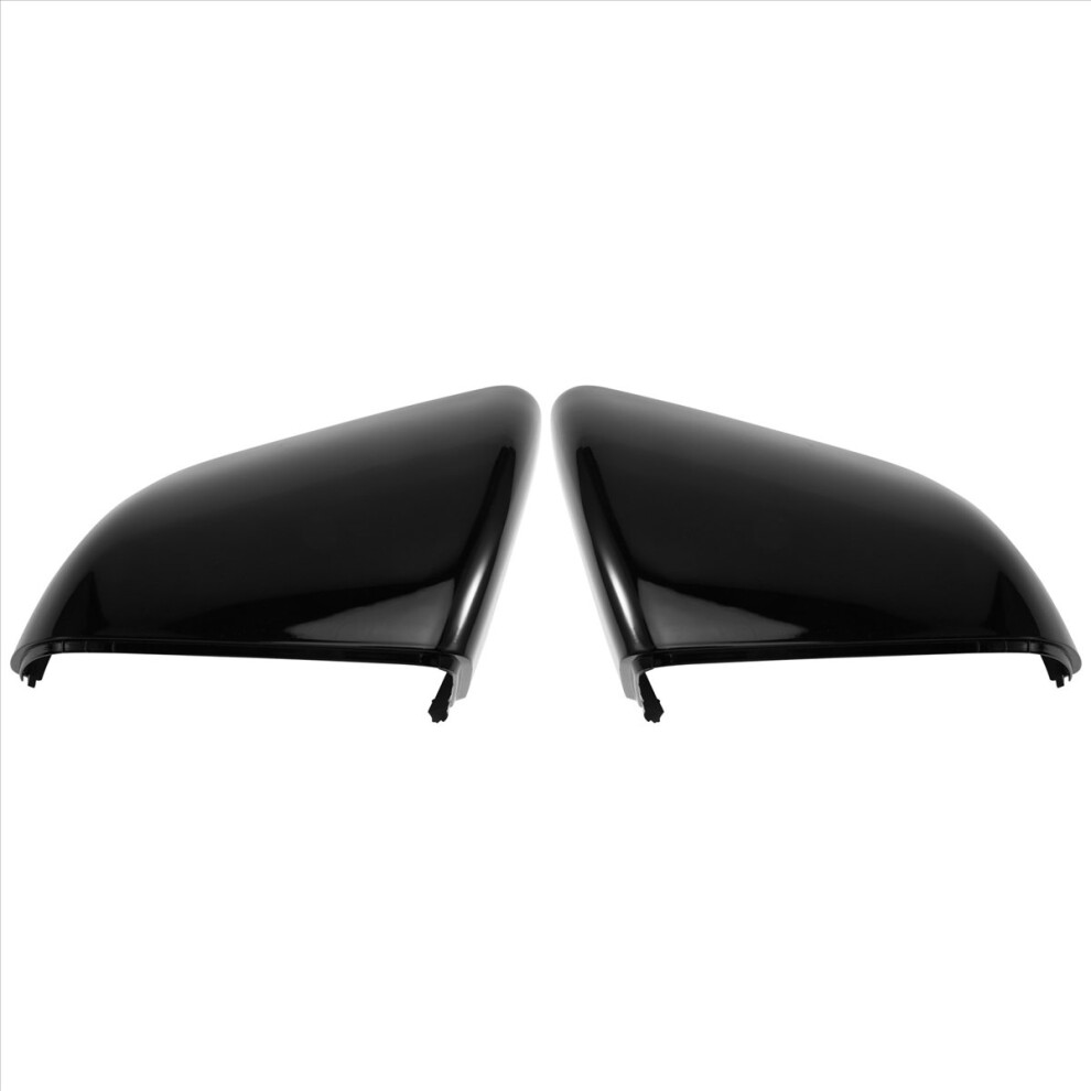 Rearview Mirror Covers Side Door Wing Shell For Us 2015-2020 Black Brecantia