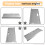 Wheel Alignment Tool Toe Angle Measurement Plate Rods and Slots Accessories Plates 10