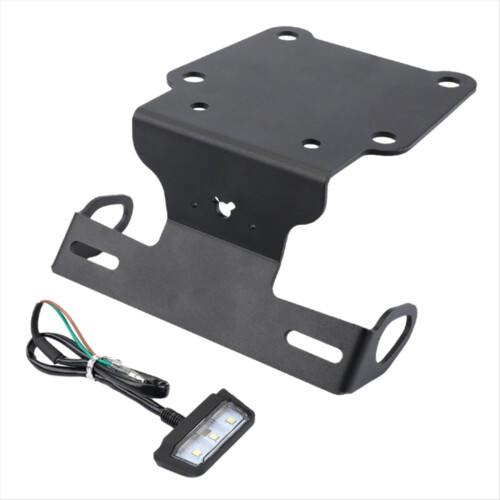 Motorcycle License Plate Bracket with Light Short Tail for 700 2021-2023 2