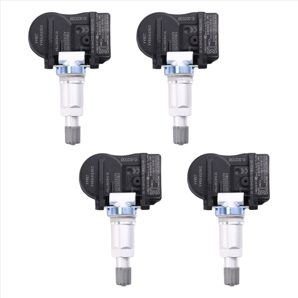 4Pcs 433Mhz Tpms Tire Pressure Sensor For F-Pace Gx63-1A159-Aa C2d47173 4854195106865