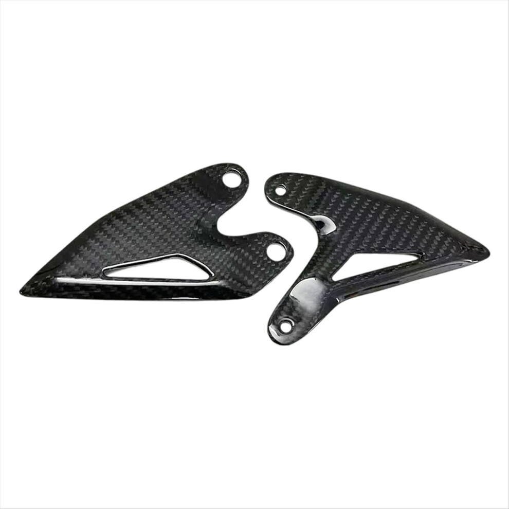 Carbon Fiber Motorcycle Pedals Rear Wheel Set Accessories Heel Guards For 500 2024- 4854195111494
