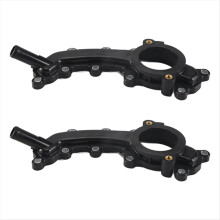 2PCS 5184653AD Thermostat Housing Water Outlet for 300 2014-2017 5184653AE 5184653AF 5184653 Car Accessories
