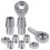 Heim Joints 2set Self-Lubricating Joint Rod End Kit Right and Left Thread Suspension Steering 1