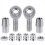 Heim Joints 2set Self-Lubricating Joint Rod End Kit Right and Left Thread Suspension Steering 3