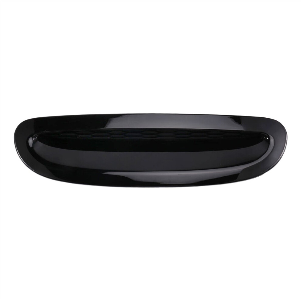 Bright Front Hood Air Inlet Trim Plate 51137328312 For F54 F55 F56 F57 14-23 Bonnets Vent Scoop Black 4854195113627
