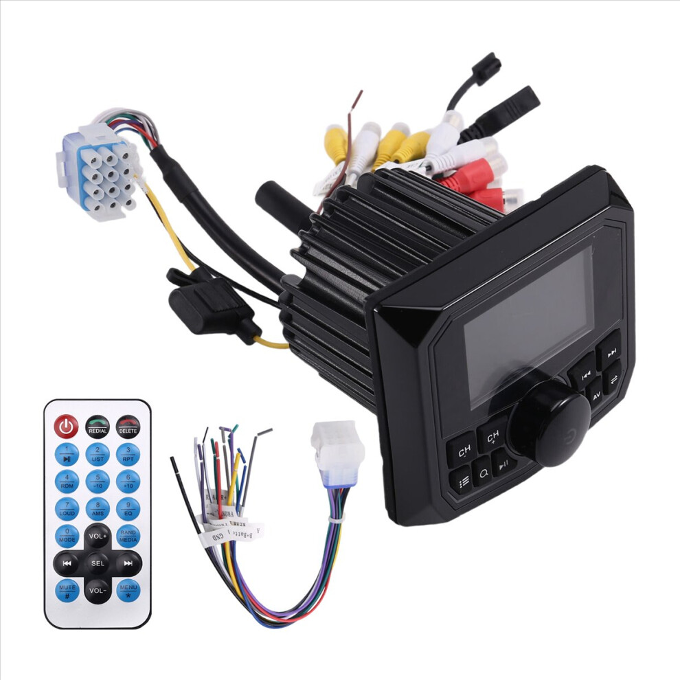 Marine Stereo Radio Mp5 Player Fm Am Receiver Waterproof 5.0Bt Connection For Boat Yacht Atv Cart 4854195120243