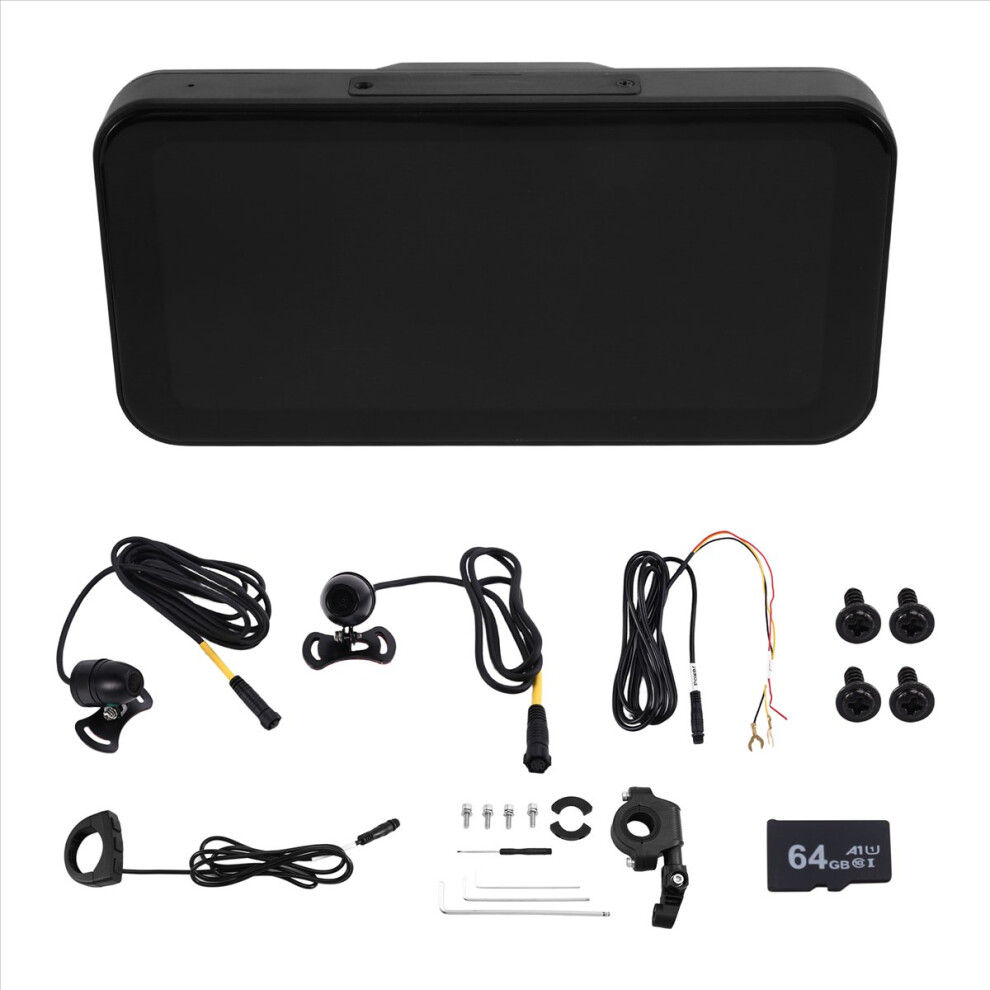 6.25-Inch Motorcycle Navigation Waterproof Display Wireless Carplay Vehicle Dual 1080P Recording-image-OPC-PMTHYMQ-NEW