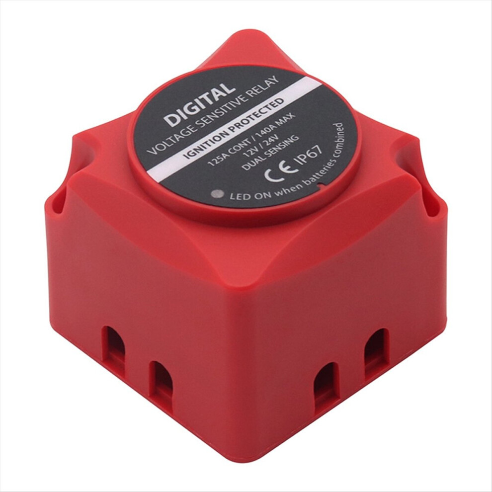 Voltage Sensitive Relay Battery Isolator Dc 12V/24V 140A For Atv Utv Rvs Cars Digital 4854195119896
