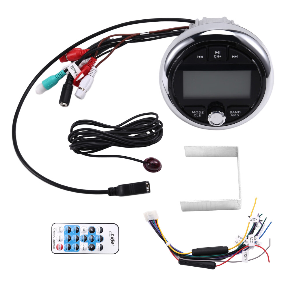 Motorboats Yachts Boat Radio Mp3 Media Player Marine Stereo Bluetooth Aux Audio Fm Am Receiver For Utv Atv Rzr 4854195120250