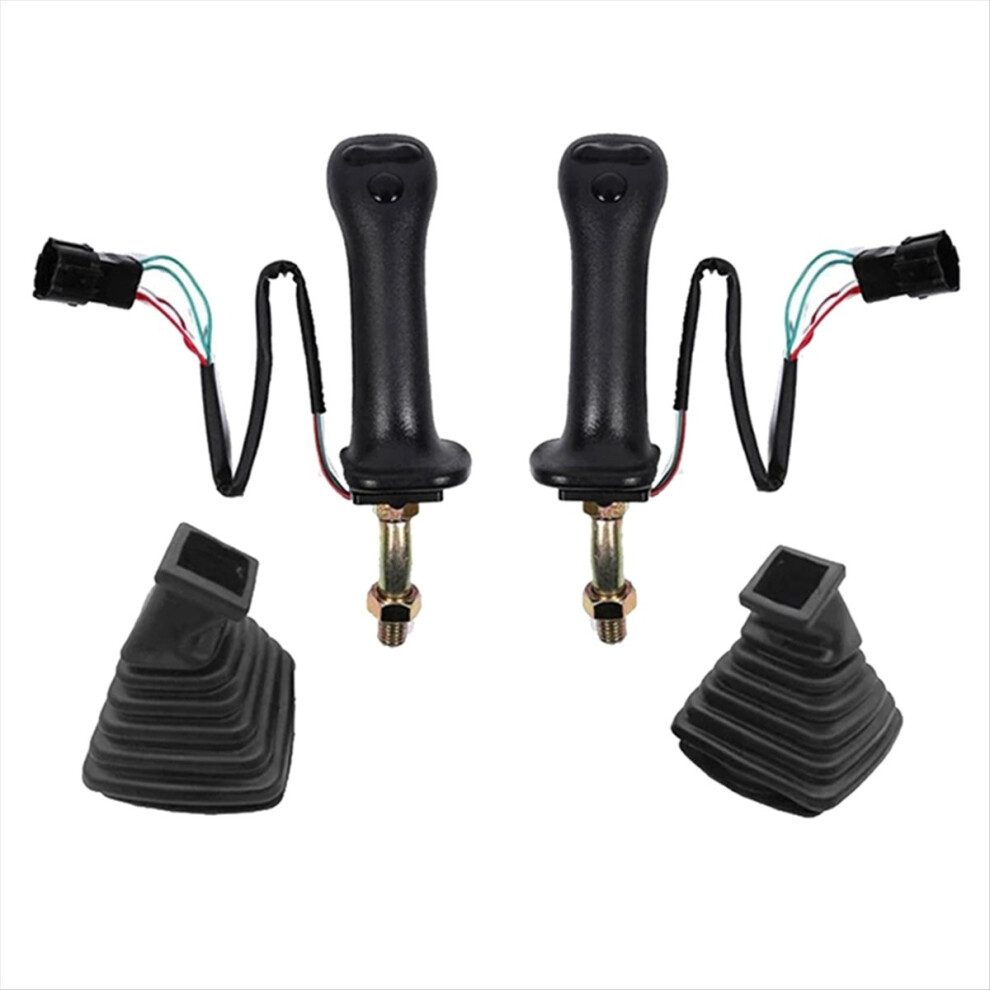 1Pair 3 Buttons Excavator Joystick Gears Handle With Dust Cover Assembly For Doosan- Dx150 Dx215 Dx225 370-9C 4854195120946