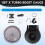 Car Turbo Boost Gauge 12V 0-3BAR Universal Meter 5