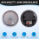 Car Turbo Boost Gauge 12V 0-3BAR Universal Meter 6