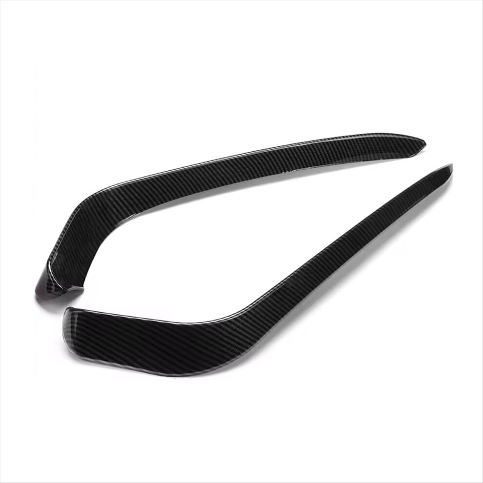 Brecantia Front Bumper Fog Light Cover Wind Spoiler For B8 Variant R Line 2016 2017 2018 2019 1Pair Lamp Trim