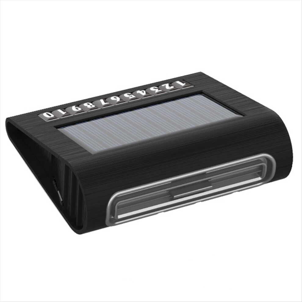 Car Solar Air Cleaner With And Negative Ion Odor Elimination Number Plate Accessories 4854195123312