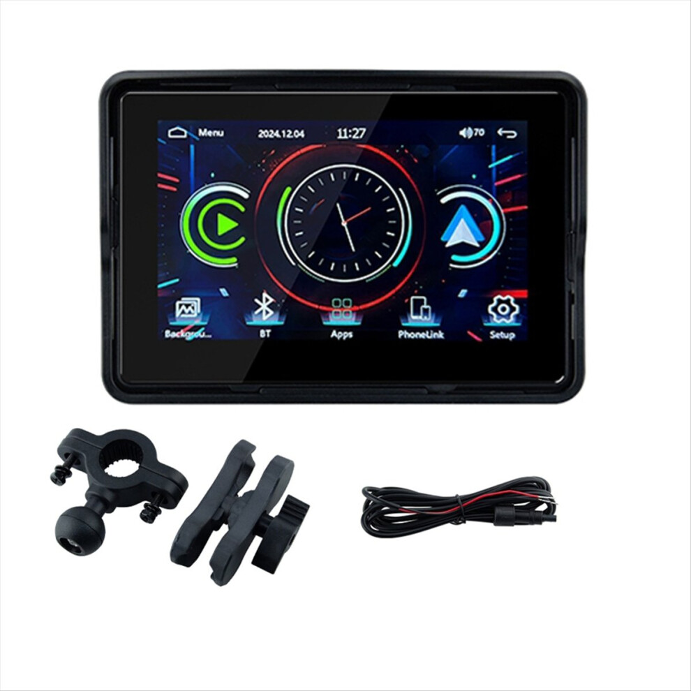 5.0 Inch Motorcycle Navigation Display Screen Portable Digital Dashboard Wireless Carplay Moto Android Auto 4854195137104
