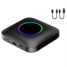 3 in 1 Wireless Carplay Box Adapter & Android Auto Support Video App 13 WiFi+Sim Card A