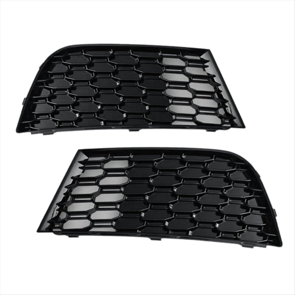 1 Pair Fog Lamp Frame Front Bumper Honeycomb Grid Grille Cover For A3 8V Sline S3 Rs3 2017-2020 4854195134325