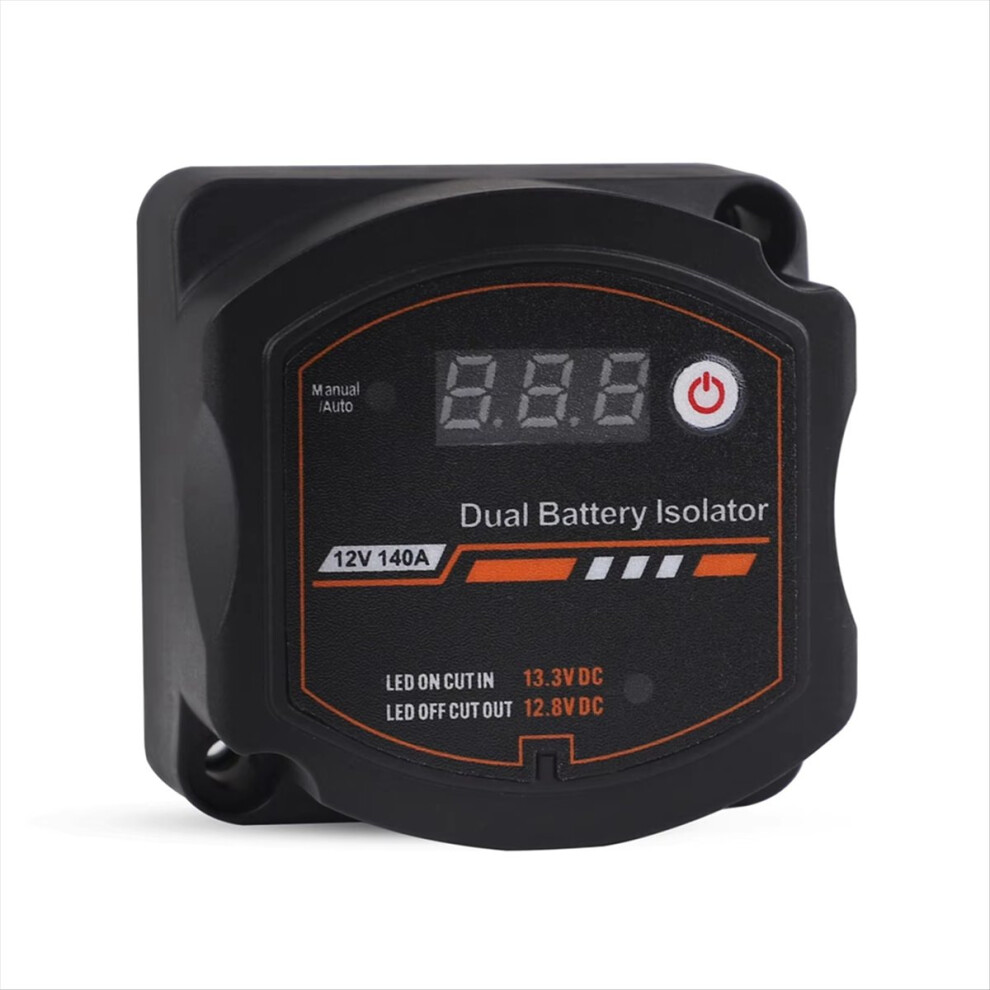 12V 140A Smart Dual Battery Isolator Auto Or Manual Control Voltage Sensitive Relay Vsr For Car Rv Atv Utv Boat Marine 4854195133526