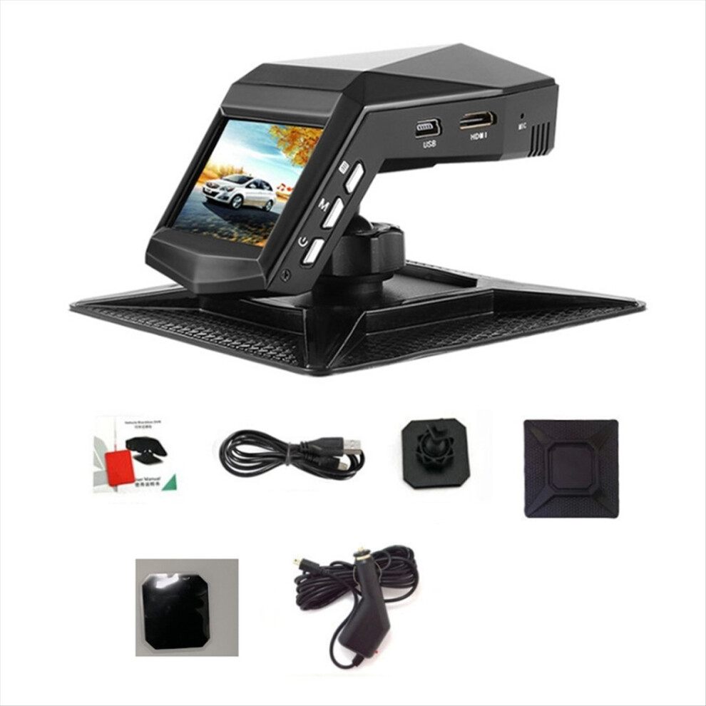 1080P Full Hd Dash Cam Car Video Driving Recorder With Center Console Lcd Dvr Parking Monitor 4854195142412