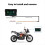 5 Inch Portable Digital Motorcycle Dashboard Navigation Display Screen Wireless CarPlay Moto Android Auto 8