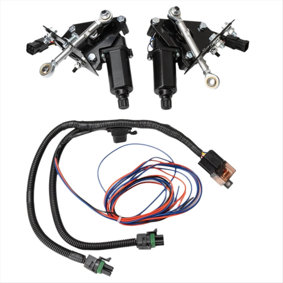 914015 Electric Headlight Conversion Motor Kits With Wire Harness For C3 1968-982 82-9129H 82-9130H 4854195141170
