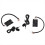 2Set Radio Audio Adapter Bluetooth AUX Cable for Microphone Handsfree Music Interface Disc Box 1