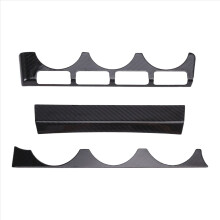 For BRZ/ GR86 Carbon Fiber Car Center Console CD Air Conditional Panel Trim Sticker Interior Accessories