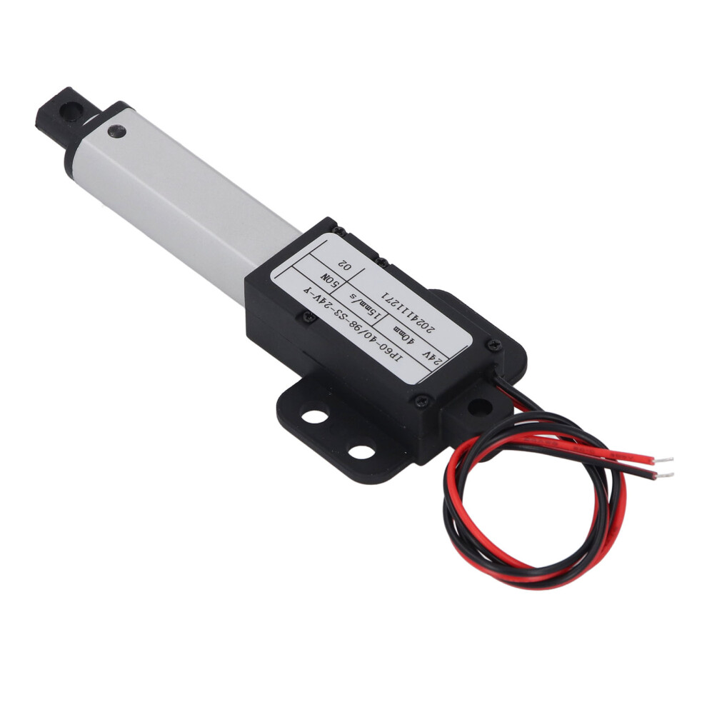 Linear Actuator 50N Thrust 40Mm Stroke 15Mm/S 24V Small Electric Motor 6911359026310
