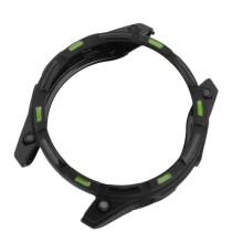 Custodia per orologio in TPU a mezza copertura per Fenix 8 da 47 mm nero/verde
