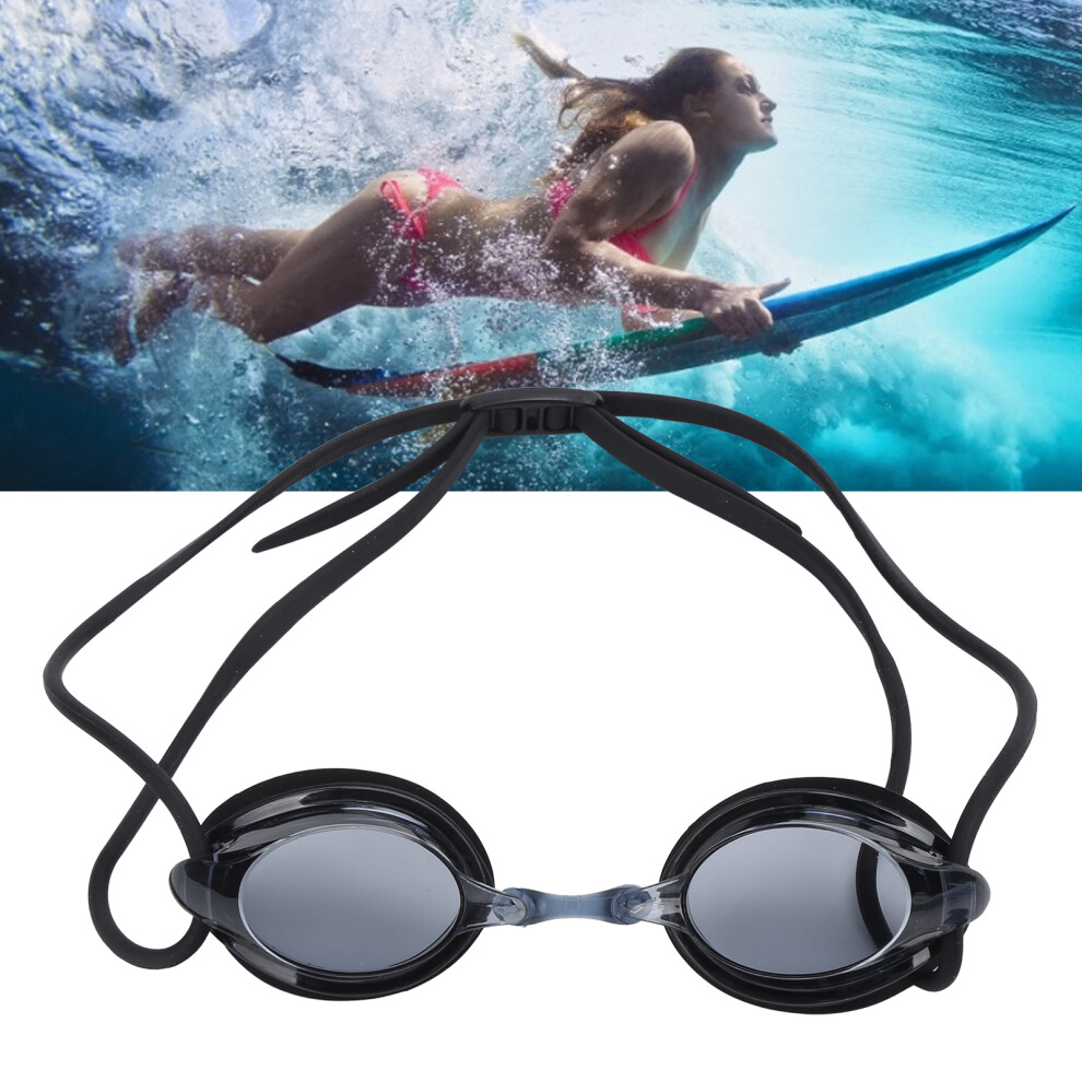 High Definition Adult Swimming Goggles, Leakproof, Anti-Fog, Black 3241359028568