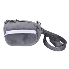 Grau Flanell-Haustier-Tragetasche für kleine Tiere, Größen S/M/L