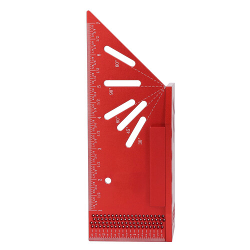 3D-Mehrwinkel-Messlineal, imperiale Skala, 30, 45, 2