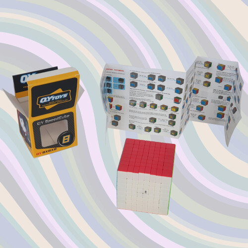 8x8x8 Speed Cube Puzzle Toy for Stress Relief Brain Skill 2