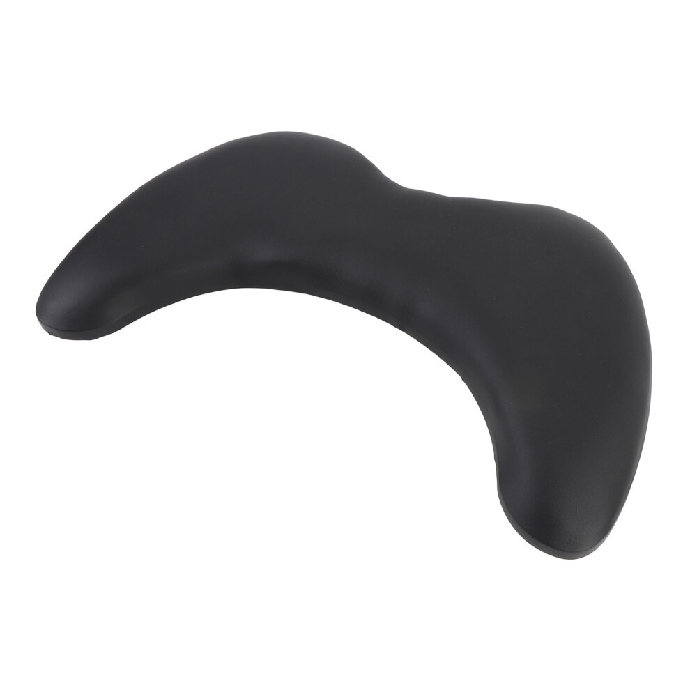 Black Detachable U-Shaped Nail Arm Rest For Manicure, Pu Leather,