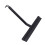 Soft TPE PP Shower Squeegee with Hook, Black, 30cm 11