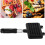 Compact 8-Inch Non-Stick Waffle Cake Maker Mold Pan Double-Sided Design 16