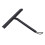 Soft TPE PP Shower Squeegee with Hook, Black, 30cm 7