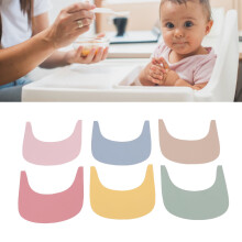 6pcs Silicone High Chair Placemats - Hygienic Toddler Food Mats