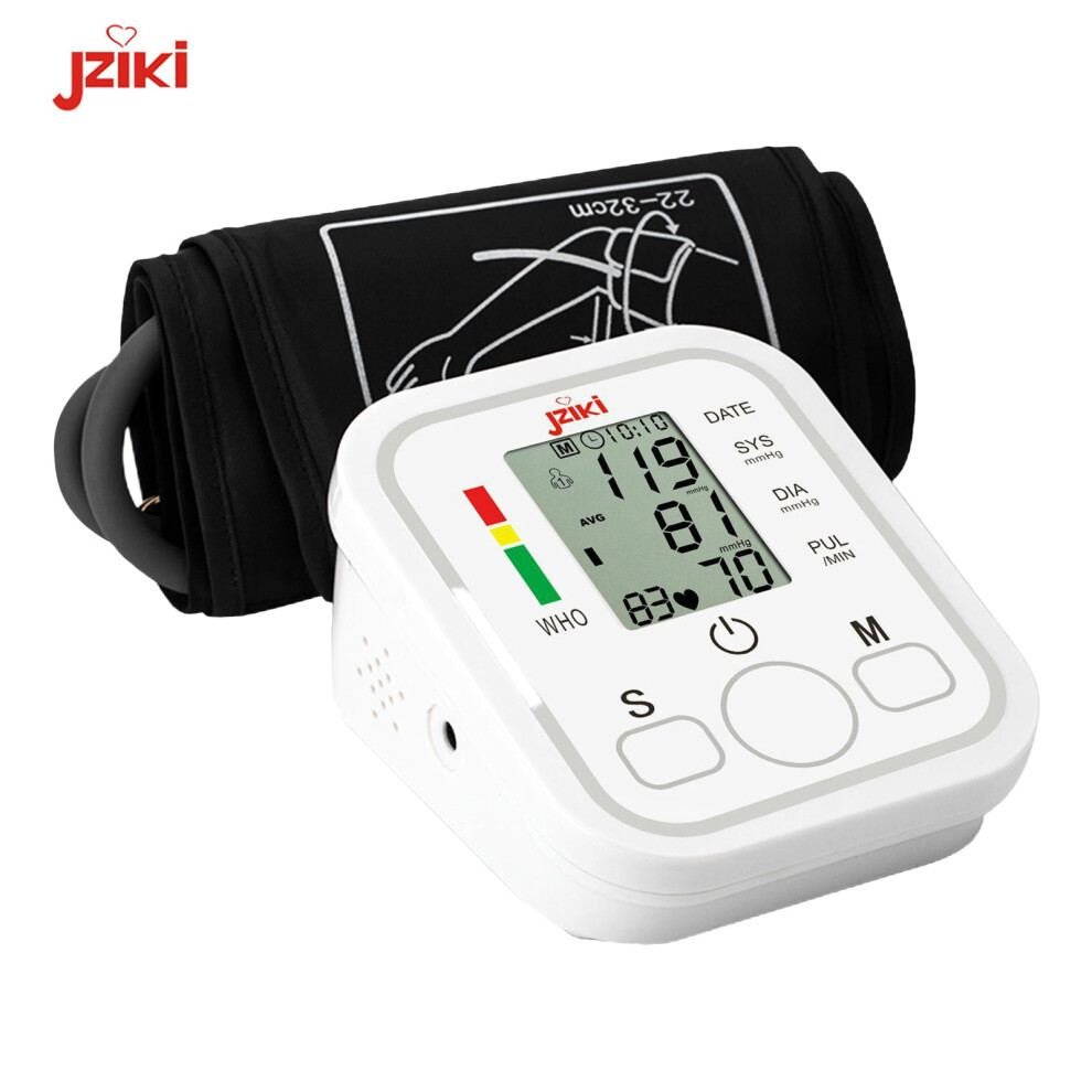 Electronic Sphygmomanometer Zk-B869 Bp Monitor With Heart Rate Test Home Use 9391359036163