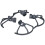 4pcs Drone Propeller Cover Anti Collision Quick Release Rings for DJI FPV 3