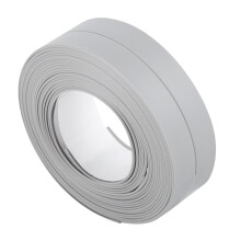 Self Adhesive Bath Wall Sealant Strip Grey 22mm x 3.2m for Sink & Basin Edging