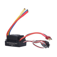 60A Wasserdichter RC Brushless ESC für 1/10 Auto, 83g, Schwarz