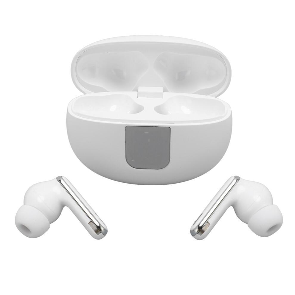 Bluetooth 5.4 Earbuds With Eq & Noise Reduction 13Mm Coil White 8161359040375