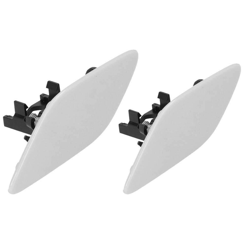 2Pcs Headlight Washer Covers For 328I/335I Convertible Coupe 2007-2010 4981359039506