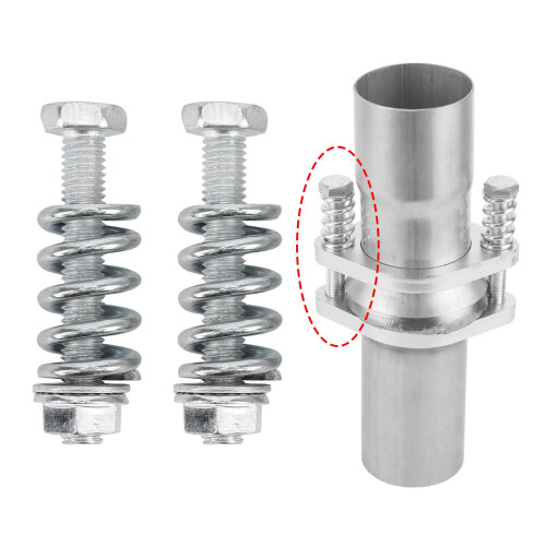 8PCS Full Exhaust Replacement Kit - Easy Install with Bolts & Gaskets 2