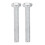 8PCS Full Exhaust Replacement Kit - Easy Install with Bolts & Gaskets 8