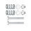 8PCS Full Exhaust Replacement Kit - Easy Install with Bolts & Gaskets 15