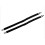 2PCS Adjustable Bed Sheet Strap Clips 90-180cm Black 2