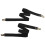 2PCS Adjustable Bed Sheet Strap Clips 90-180cm Black 9